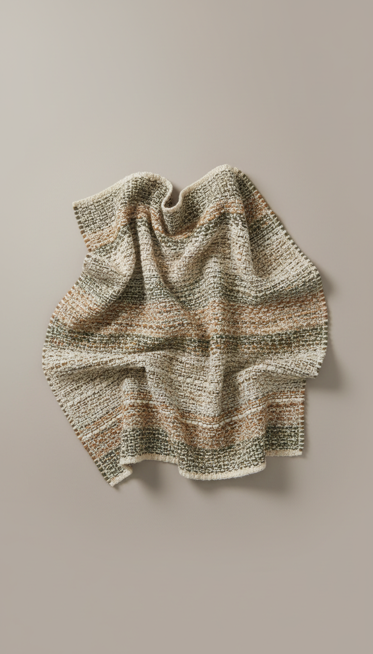 Handwoven Wool Throw Blanket
